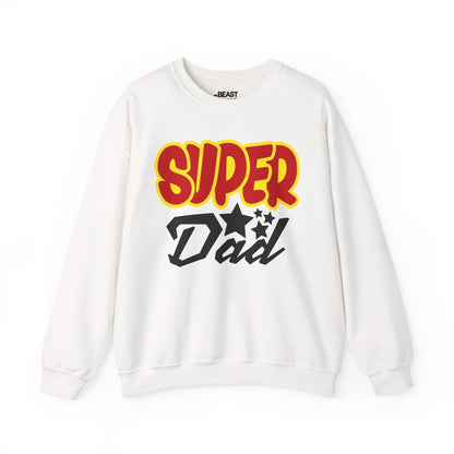 super dad sweatshirt white sweatshirt uk Father's Day gift idea