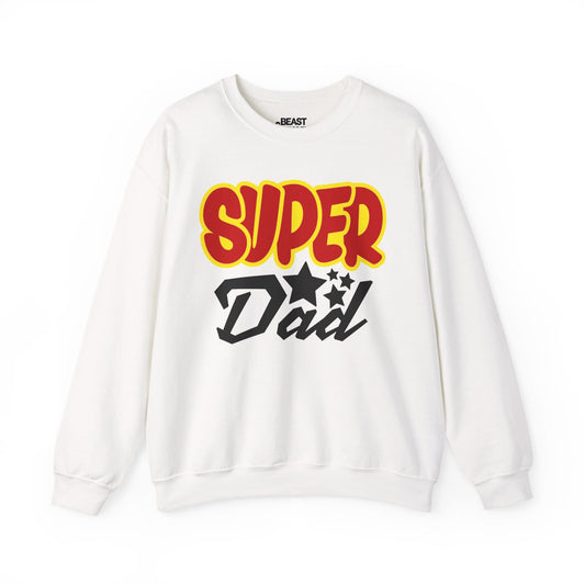 super dad sweatshirt white sweatshirt uk Father's Day gift idea