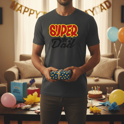 Super Dad T-Shirt gift_idea unique_gift personalised_gift