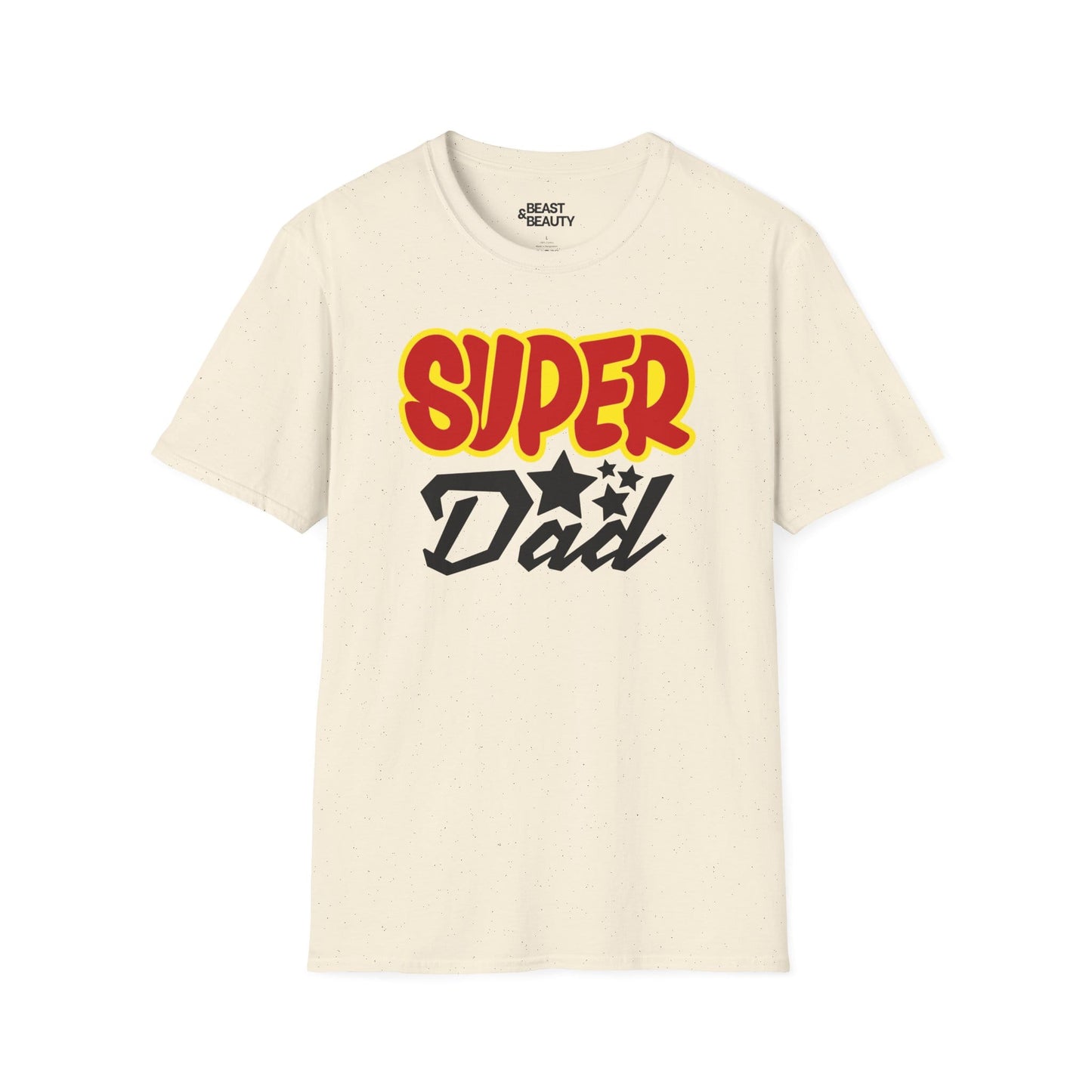 super dad t-shirt natural t-shirt uk Father's Day gift idea