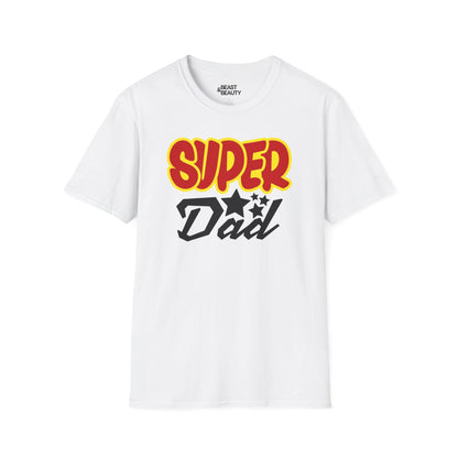 super dad t-shirt white t-shirt uk Father's Day gift idea