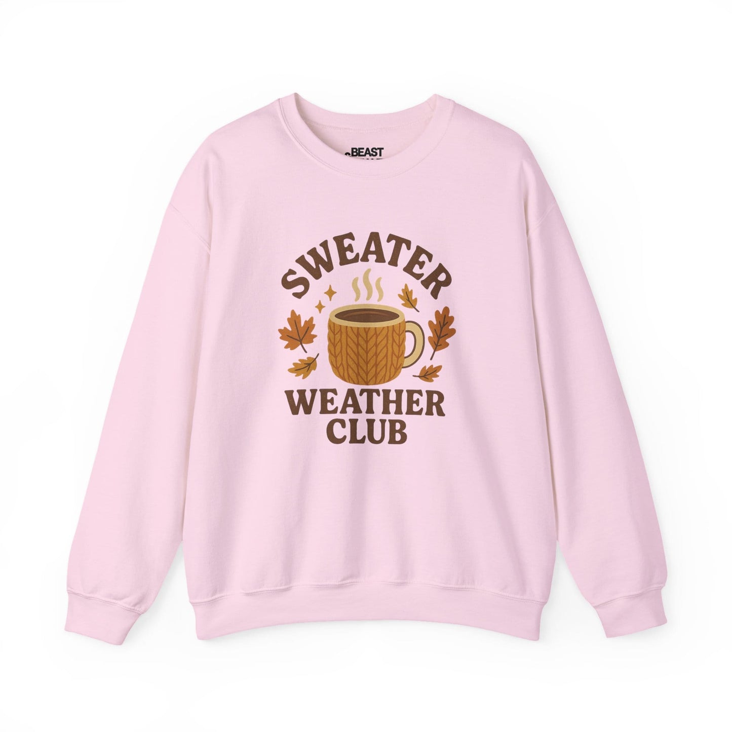 sweater weather club sweatshirt light pink sweatshirt uk gift gift idea