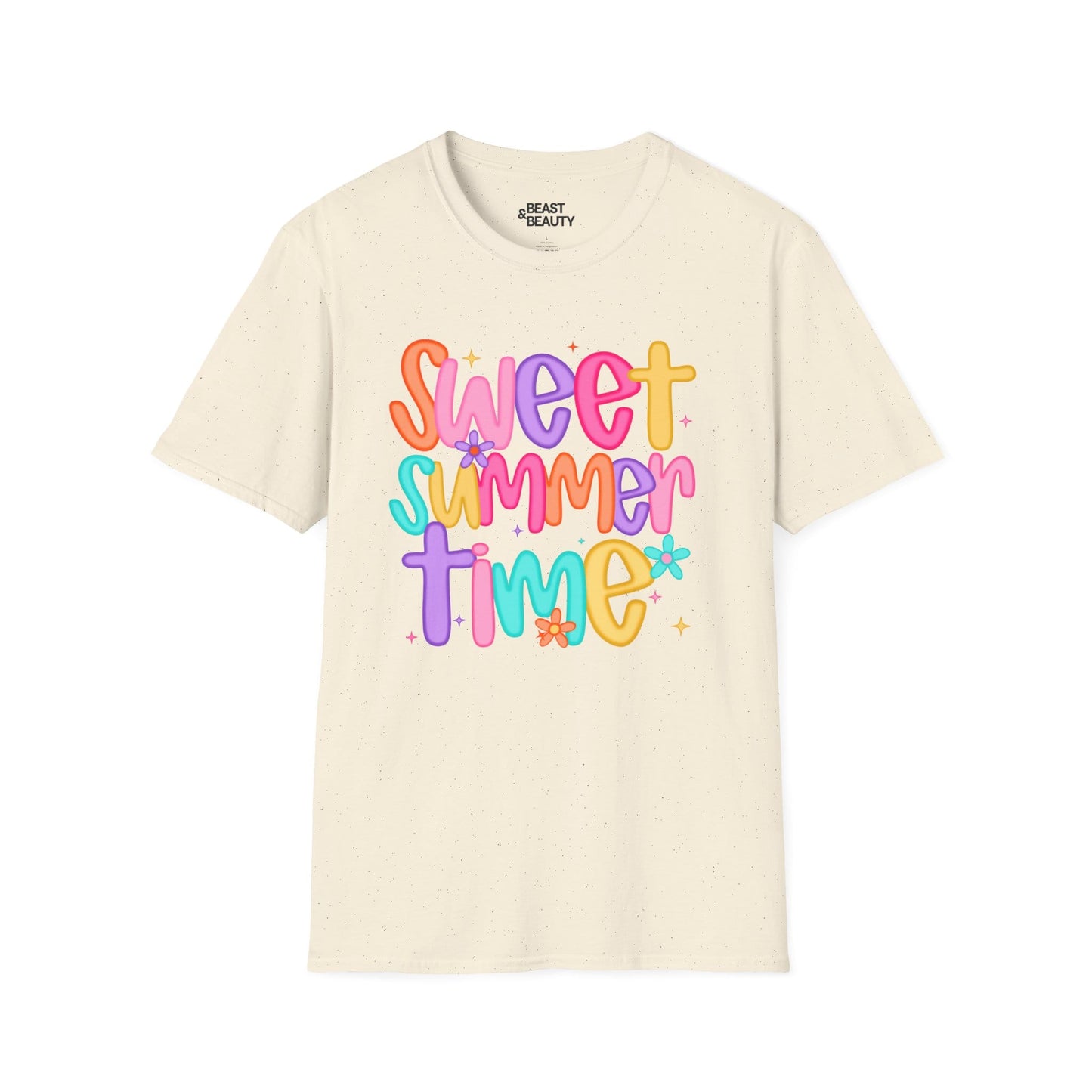 sweet summer time t-shirt natural t-shirt uk gift gift idea