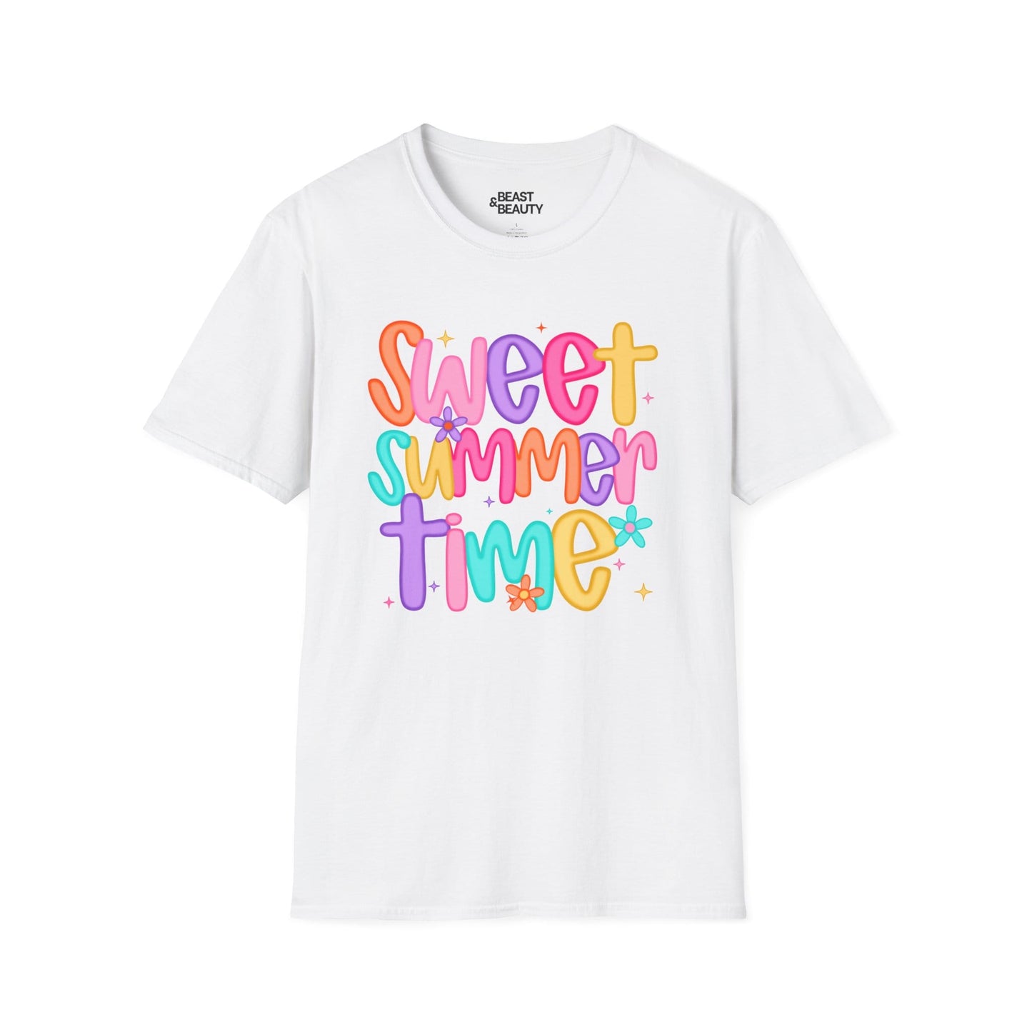 sweet summer time t-shirt white t-shirt uk gift gift idea