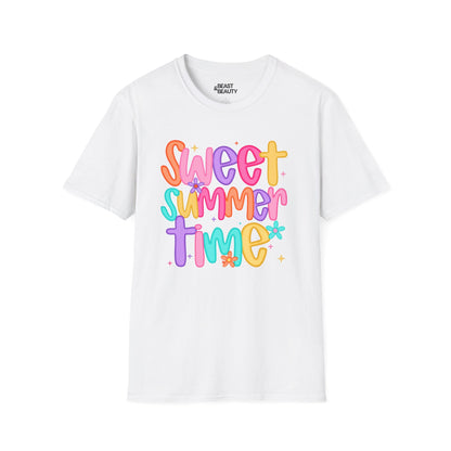 sweet summer time t-shirt white t-shirt uk gift gift idea