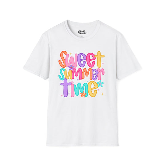 sweet summer time t-shirt white t-shirt uk gift gift idea
