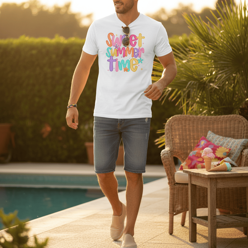 Sweet Summer Time T-Shirt gift_idea unique_gift personalised_gift