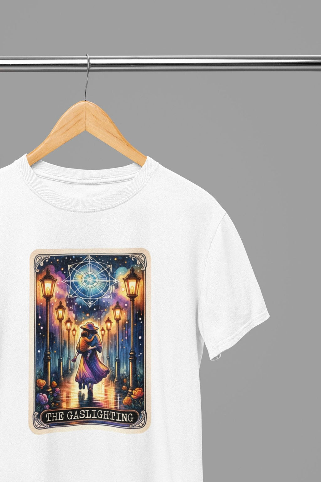 My Store Tarot T-Shirt The Gaslighting Tarot Shirt & Sweatshirt | Moody Gothic Street Art