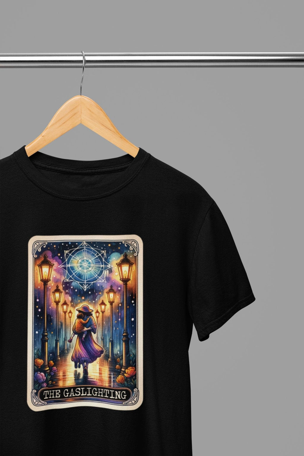 My Store Tarot T-Shirt The Gaslighting Tarot Shirt & Sweatshirt | Moody Gothic Street Art