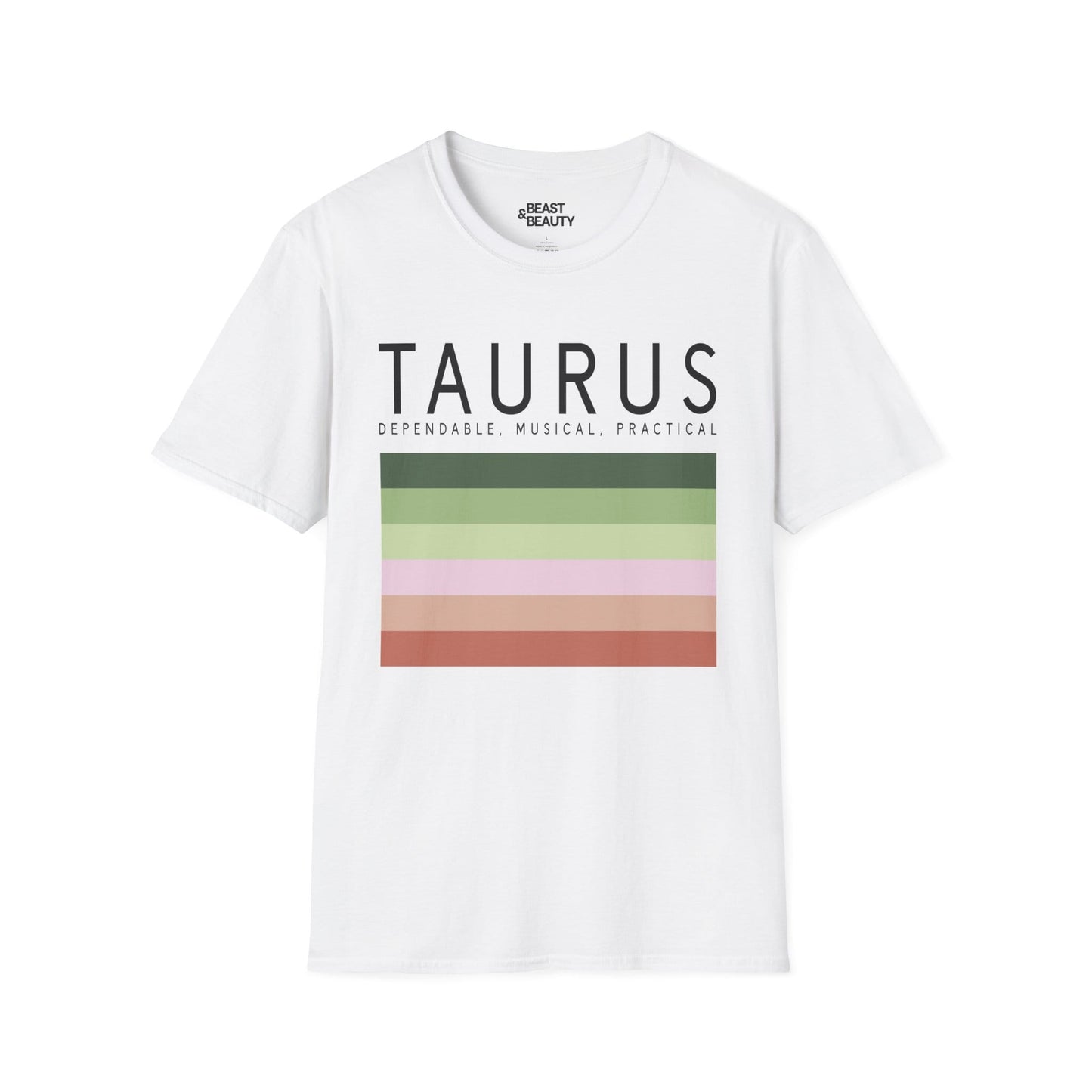 Taurus Zodiac Graphic T-Shirt White / S gift_idea unique_gift personalised_gift