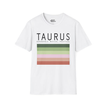 Taurus Zodiac Graphic T-Shirt White / S gift_idea unique_gift personalised_gift
