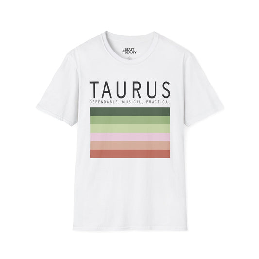 Taurus Zodiac Graphic T-Shirt White / S gift_idea unique_gift personalised_gift