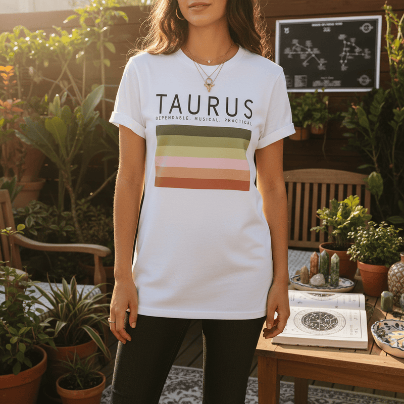 Taurus Sternzeichen Grafik-T-Shirt