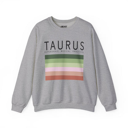 Taurus Zodiac Sign Adult Sweatshirt Sport Grey / S gift_idea unique_gift personalised_gift