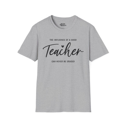 Teacher Influence Inspirational T-Shirt Sport Grey / S gift_idea unique_gift personalised_gift