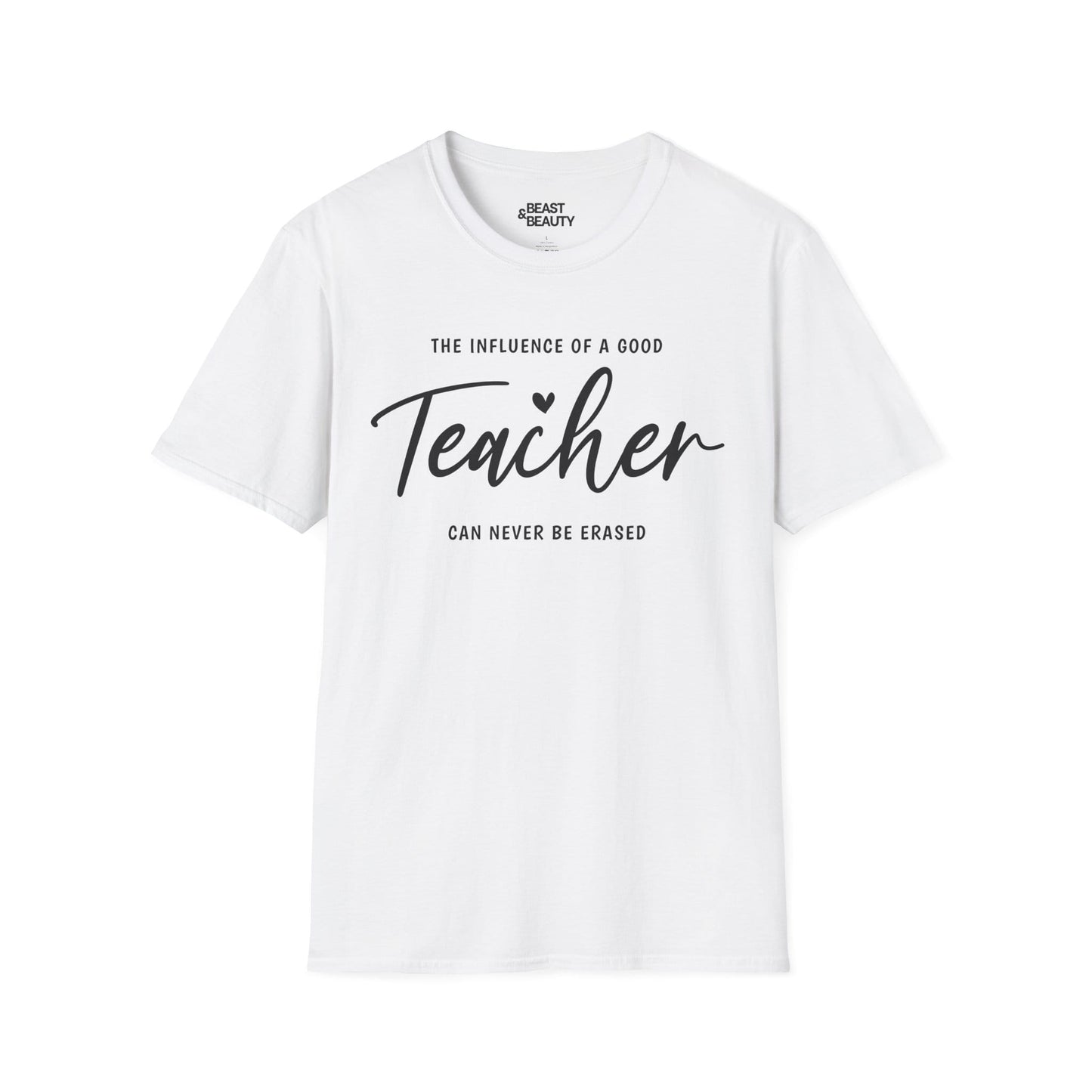 Teacher Influence Inspirational T-Shirt White / S gift_idea unique_gift personalised_gift