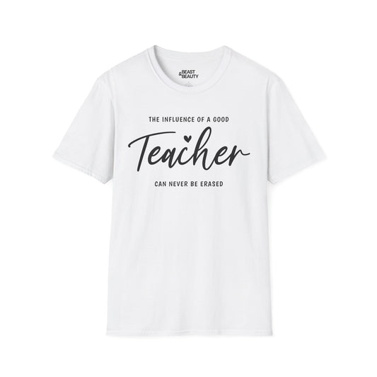 Teacher Influence Inspirational T-Shirt White / S gift_idea unique_gift personalised_gift