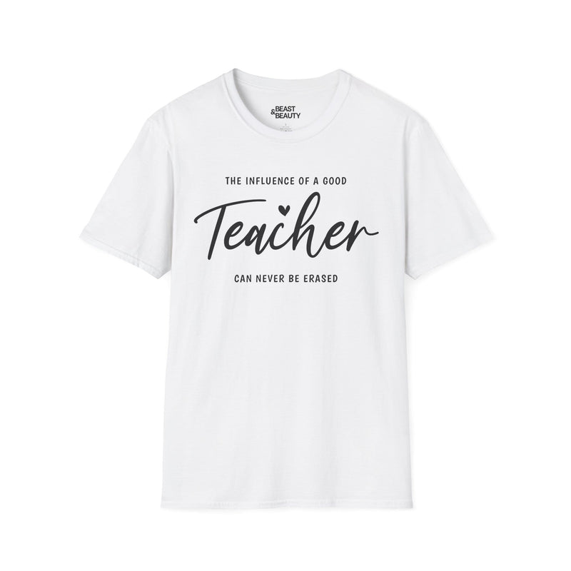 Camiseta inspiradora "La influencia del profesor"