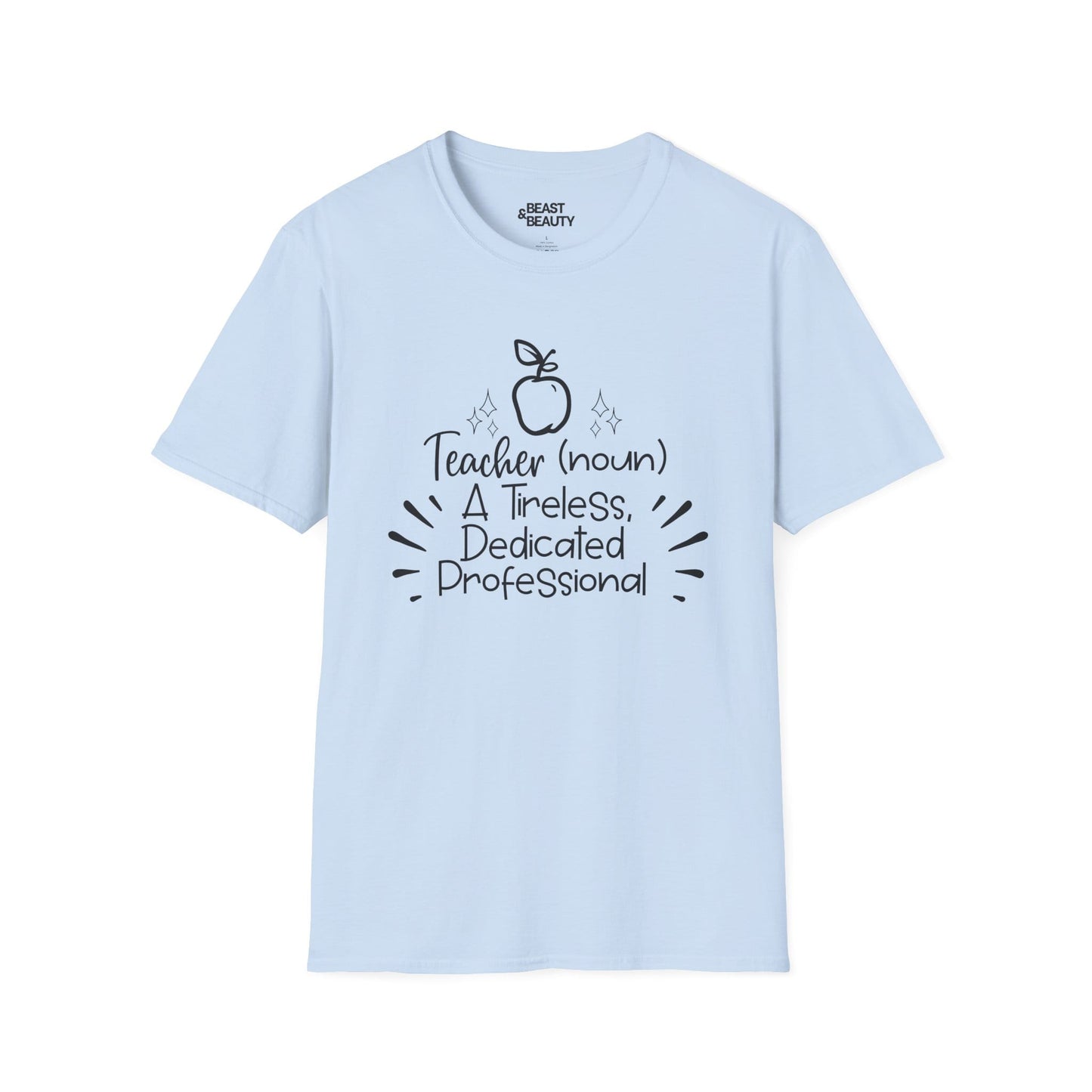 Teacher Noun Dedicated Professional T-Shirt Light Blue / S gift_idea unique_gift personalised_gift