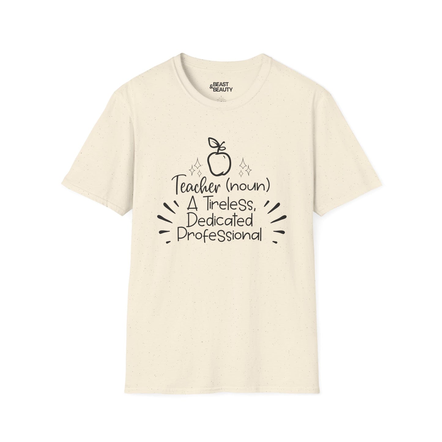 Teacher Noun Dedicated Professional T-Shirt Natural / M gift_idea unique_gift personalised_gift