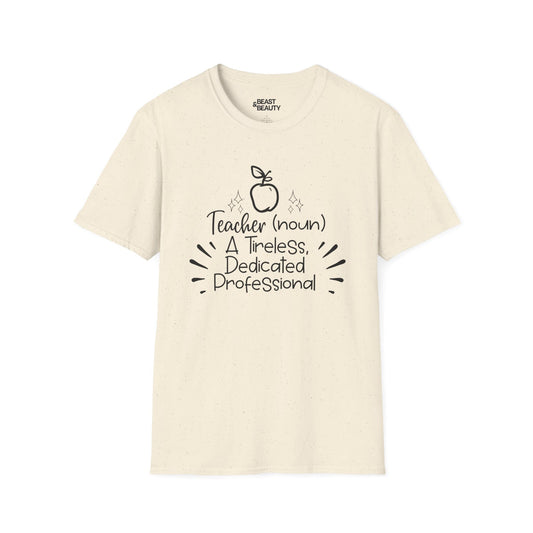 Teacher Noun Dedicated Professional T-Shirt Natural / M gift_idea unique_gift personalised_gift
