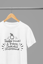 Teacher (Noun) T-Shirt small / White gift_idea unique_gift personalised_gift