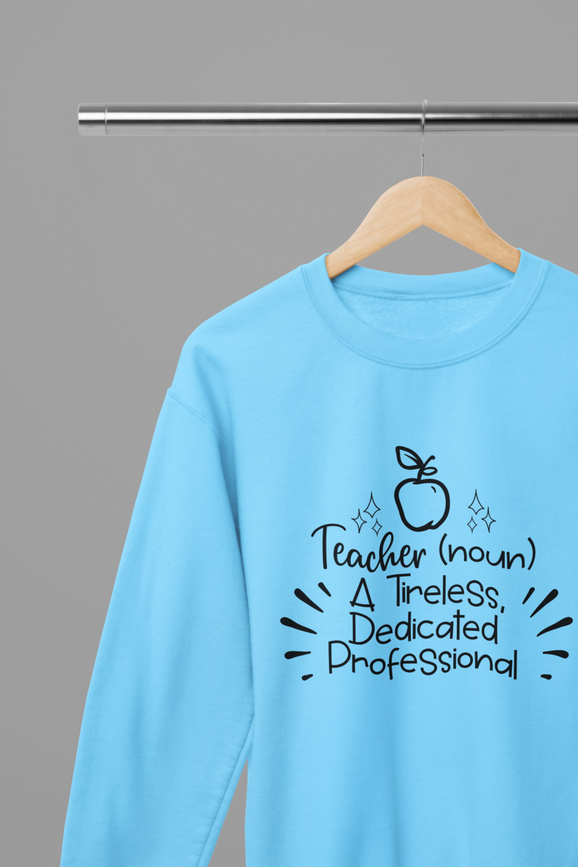 My Store Teacher Sweatshirt small / Blue Teacher (Noun) Sweatshirt