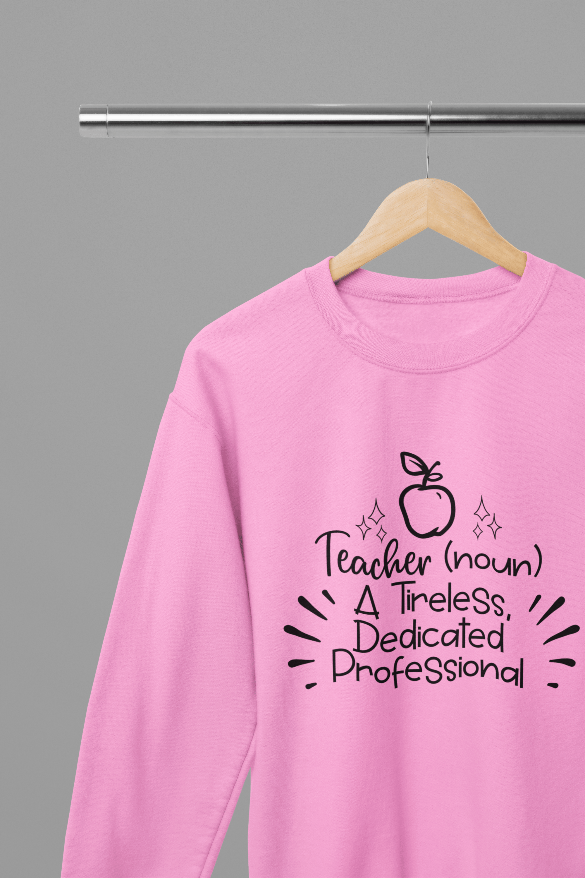 My Store Teacher Sweatshirt small / Pink Teacher (Noun) Sweatshirt