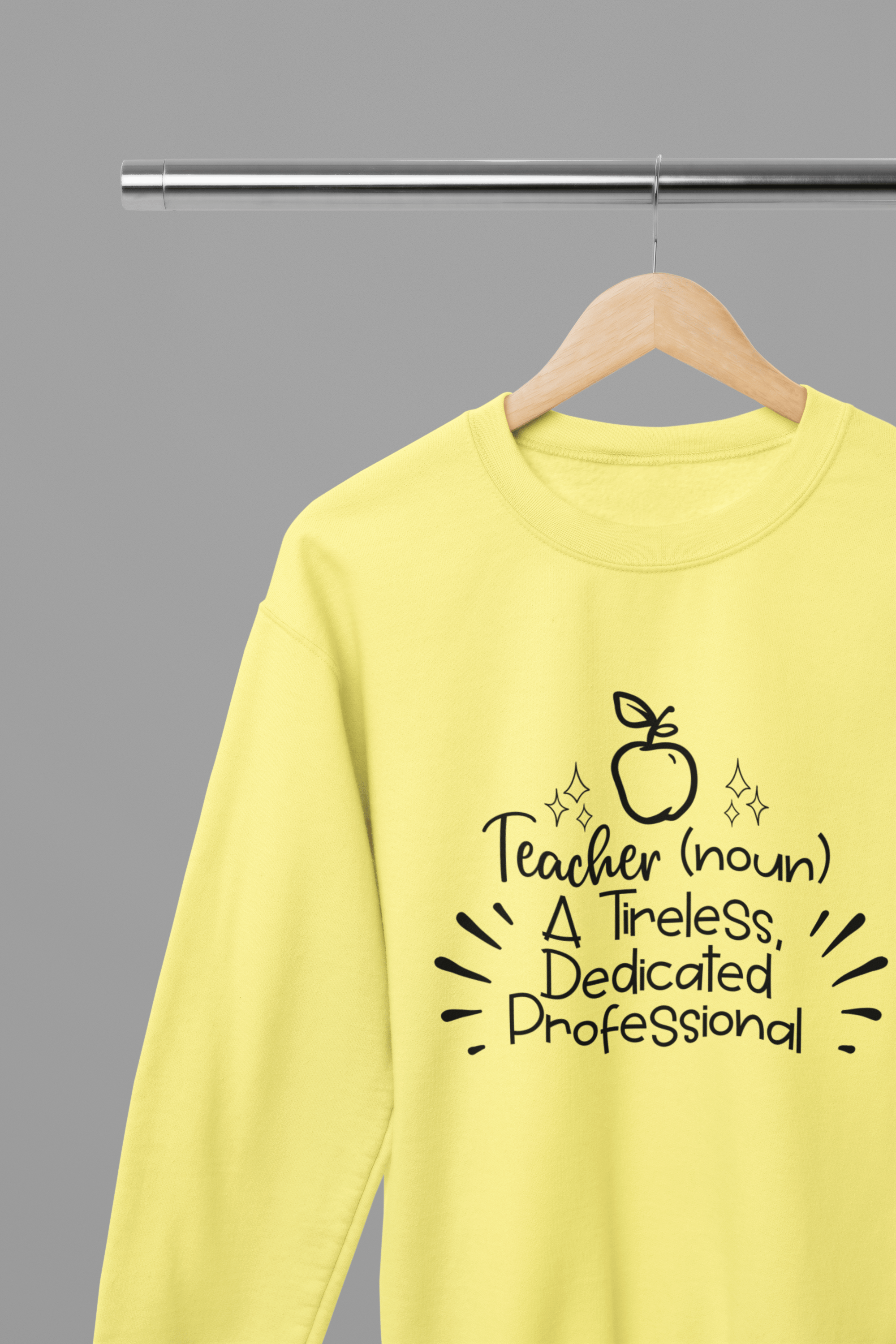 My Store Teacher Sweatshirt small / Yellow Teacher (Noun) Sweatshirt