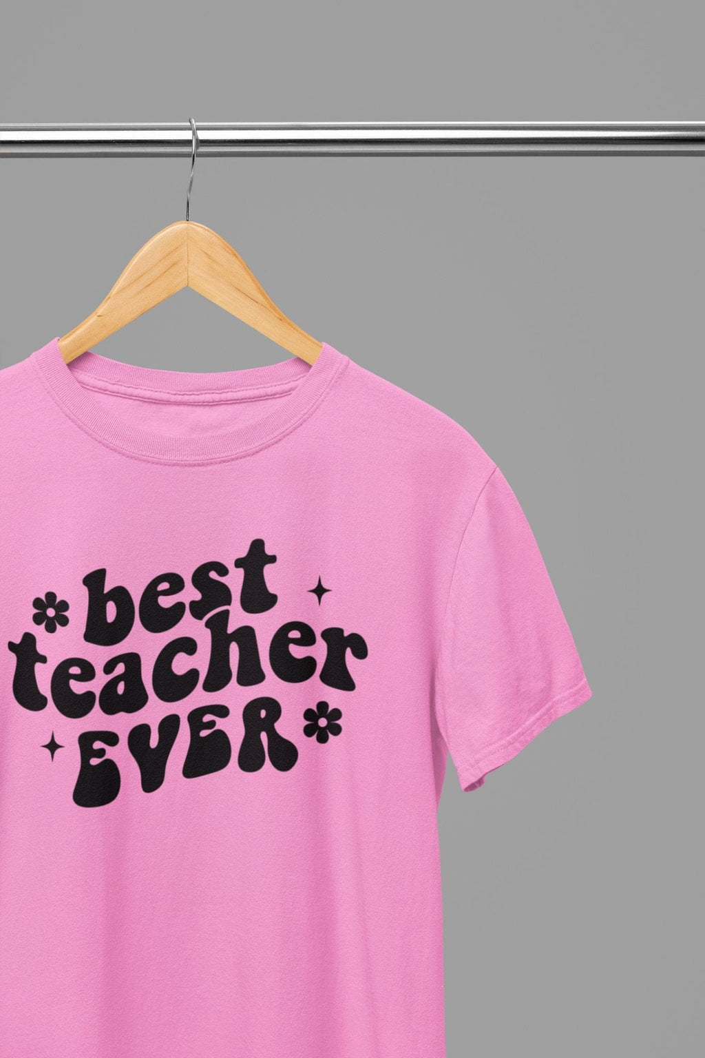 My Store Teacher T-Shirt small / Pink Best Teacher Ever Bubble T-Shirt