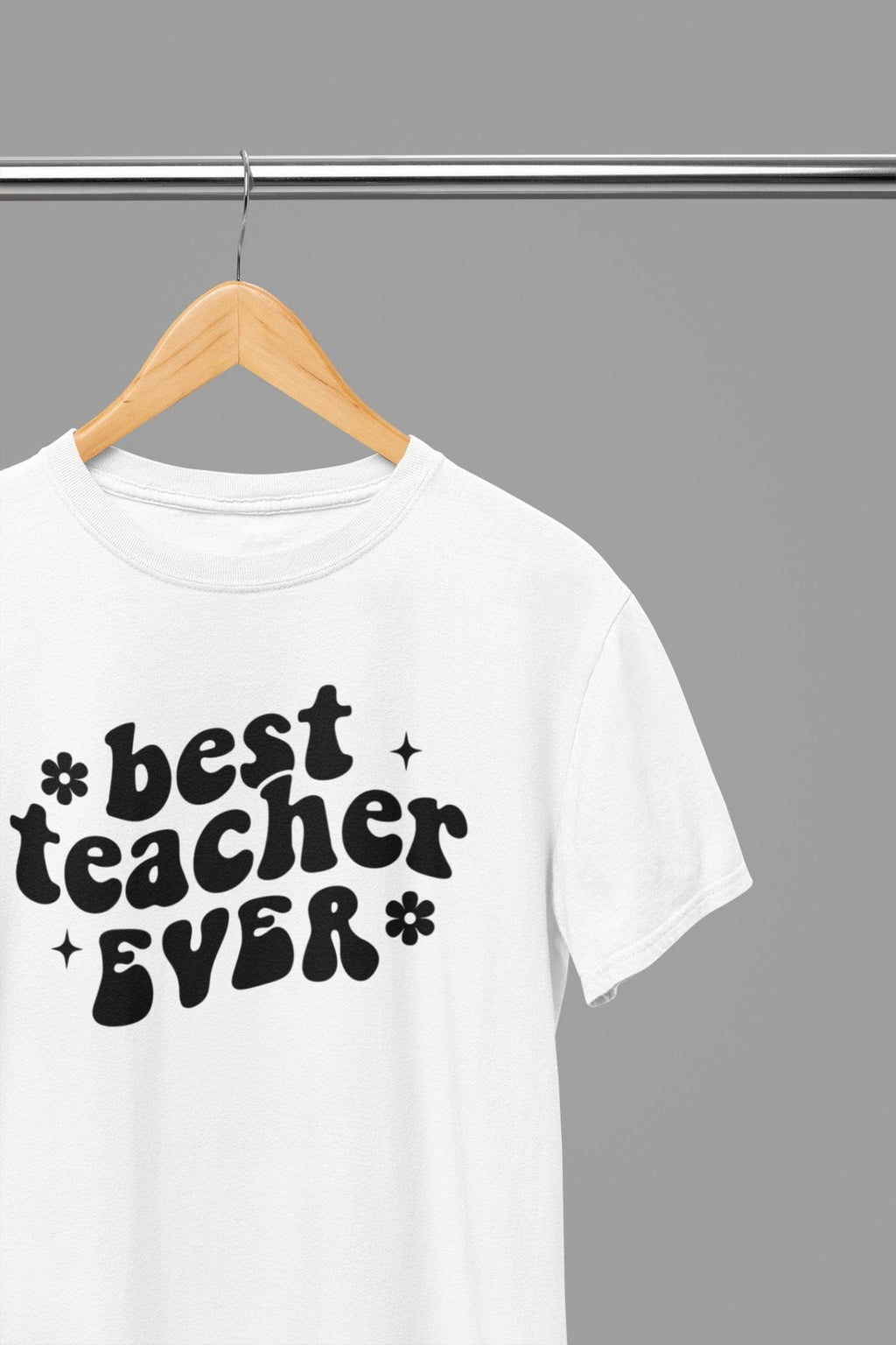 My Store Teacher T-Shirt small / White Best Teacher Ever Bubble T-Shirt