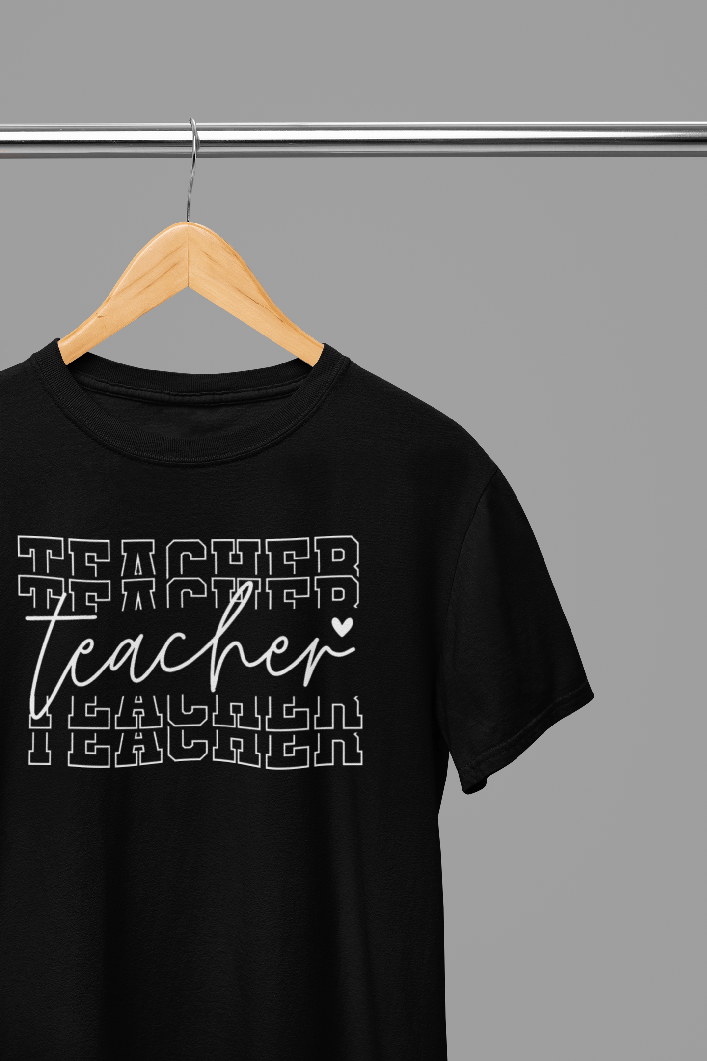 My Store Teacher T-Shirt small / Black Teacher Stacked T-Shirt