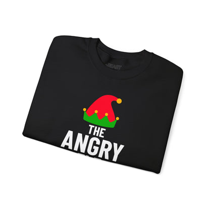 the angry elf christmas sweatshirt sweatshirt uk Christmas gift idea image 5