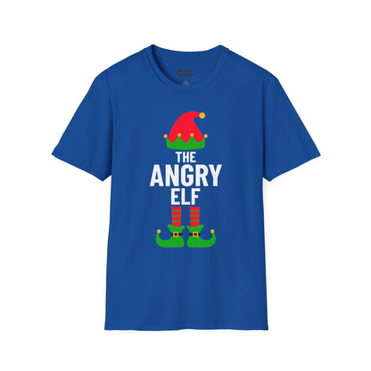 the angry elf christmas t-shirt royal t-shirt uk Christmas gift idea