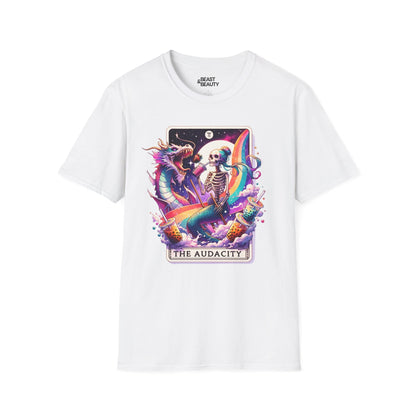 The Audacity Tarot Graphic T-Shirt White / S gift_idea unique_gift personalised_gift