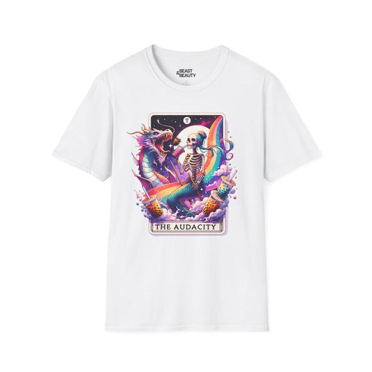 The Audacity Tarot Graphic T-Shirt White / S gift_idea unique_gift personalised_gift