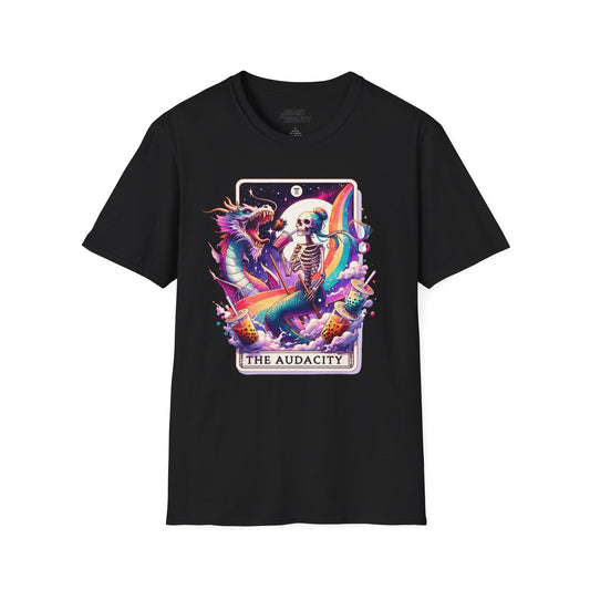 The Audacity Tarot Graphic T-Shirt Black / S gift_idea unique_gift personalised_gift