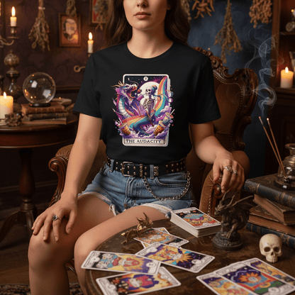 The Audacity Tarot Graphic T-Shirt gift_idea unique_gift personalised_gift
