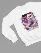 The Audacity Tarot T-Shirt & Sweatshirt | Alternative Tarot Graphic Sweatshirt / small / White gift_idea unique_gift personalised_gift