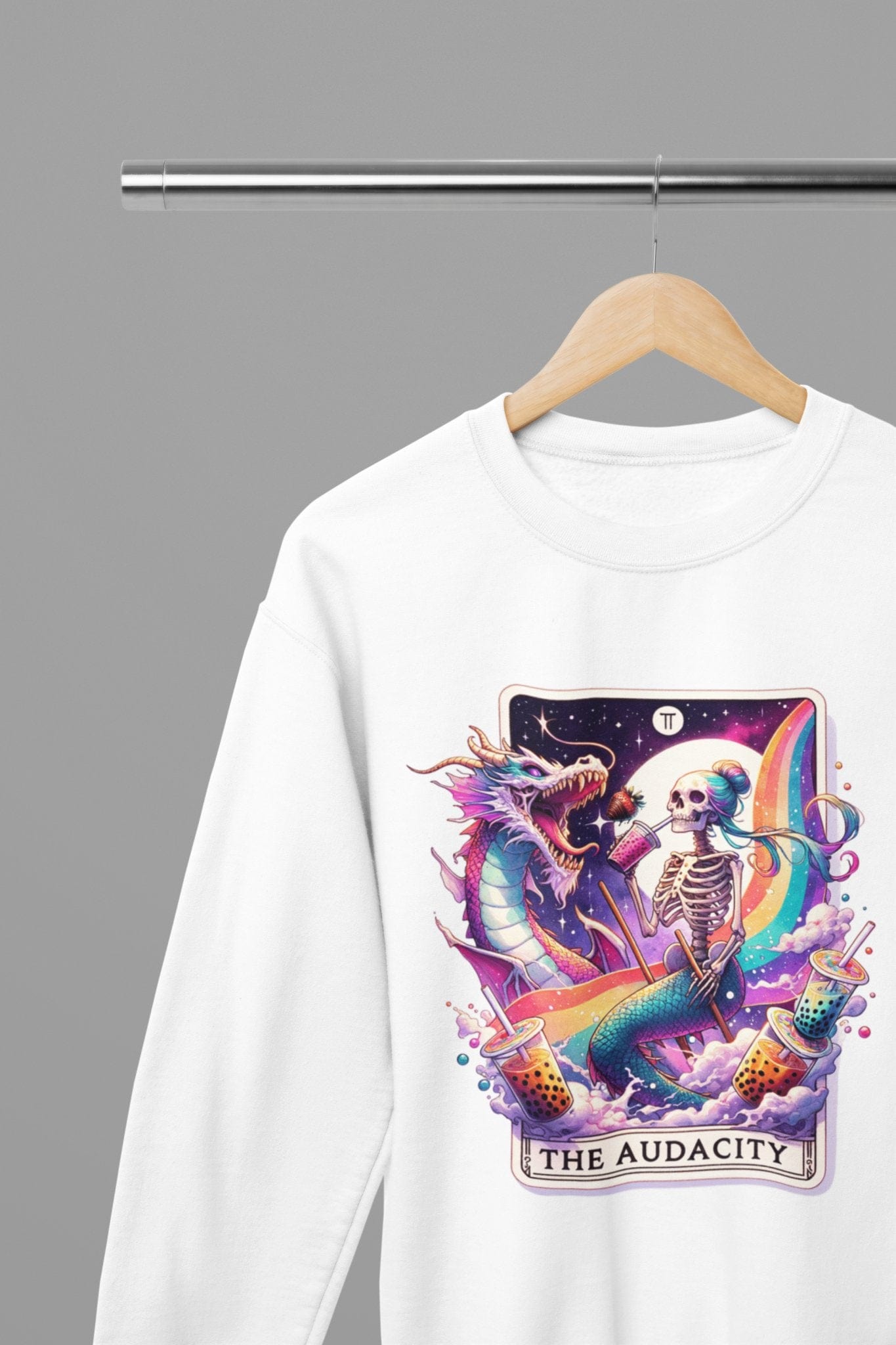 The Audacity Tarot T-Shirt & Sweatshirt | Alternative Tarot Graphic gift_idea unique_gift personalised_gift