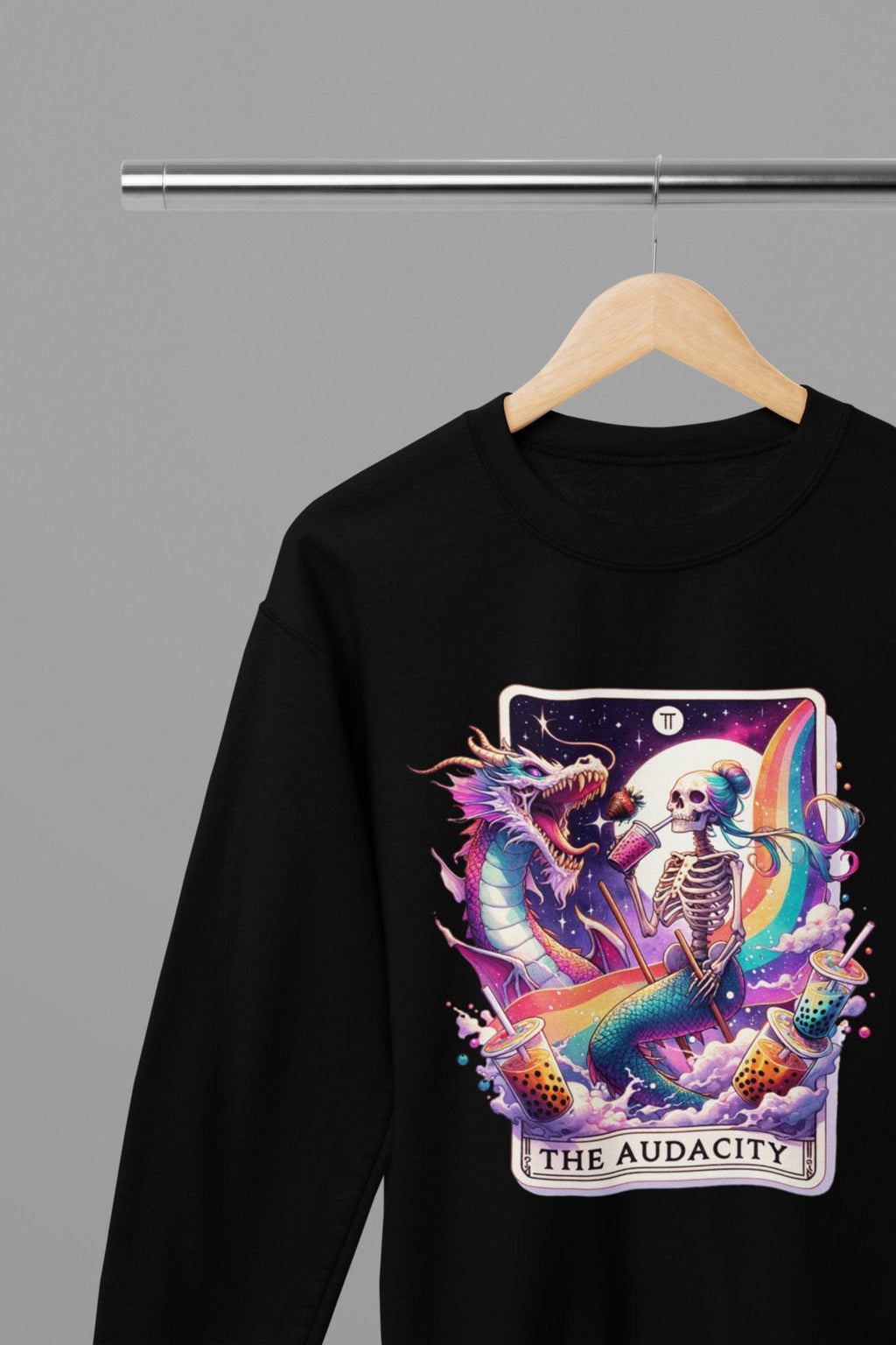 The Audacity Tarot T-Shirt & Sweatshirt | Alternative Tarot Graphic gift_idea unique_gift personalised_gift