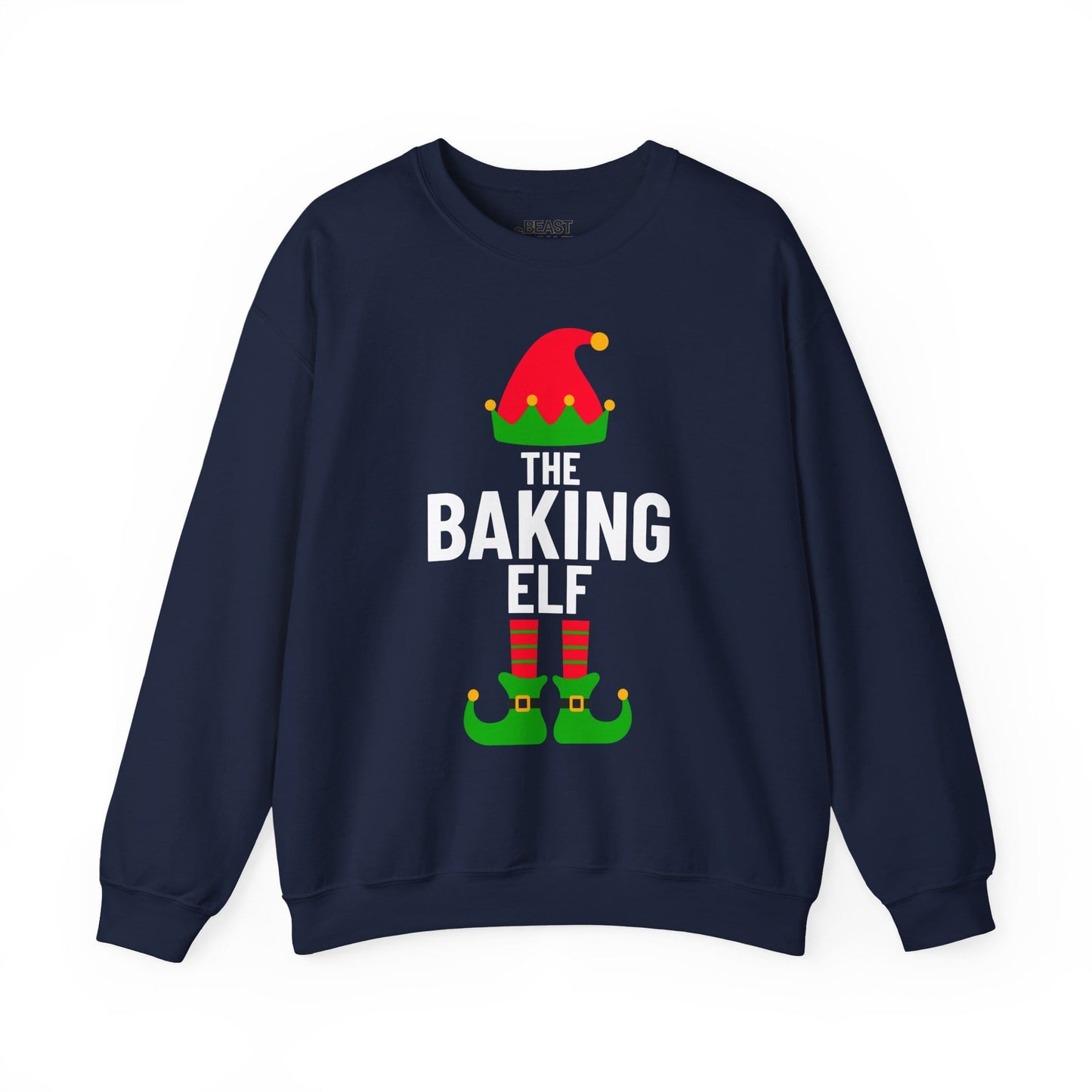 the baking elf christmas sweatshirt navy sweatshirt uk Christmas gift idea
