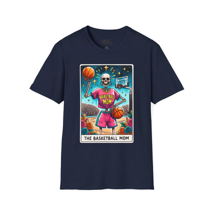 The Basketball Mom Tarot Graphic T-Shirt Navy / S gift_idea unique_gift personalised_gift