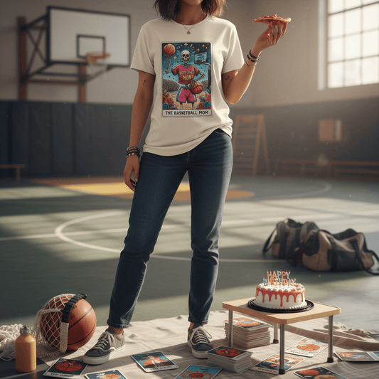 The Basketball Mom Tarot Graphic T-Shirt gift_idea unique_gift personalised_gift