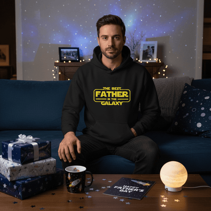 The Best Father in the Galaxy Hoodie gift_idea unique_gift personalised_gift