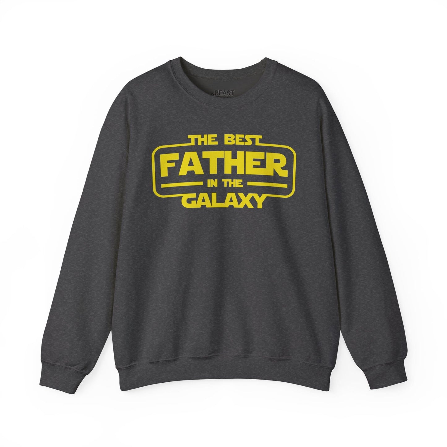 the best father in the galaxy sweatshirt dark heather sweatshirt uk Father's Day gift idea
