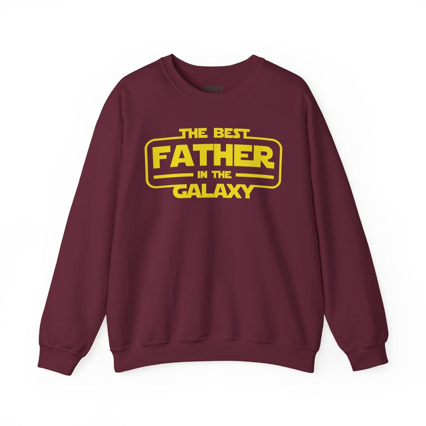 the best father in the galaxy sweatshirt maroon sweatshirt uk Father's Day gift idea