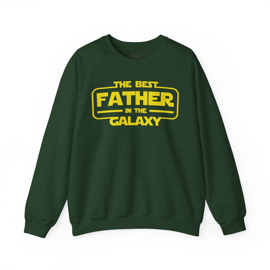 the best father in the galaxy sweatshirt forest green sweatshirt uk Father's Day gift idea