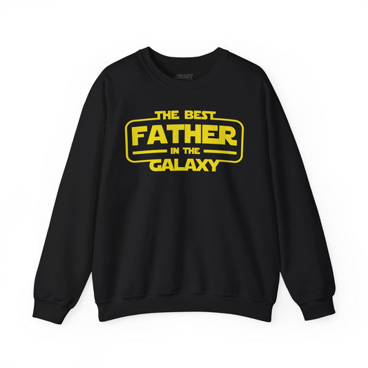 the best father in the galaxy sweatshirt black sweatshirt uk Father's Day gift idea