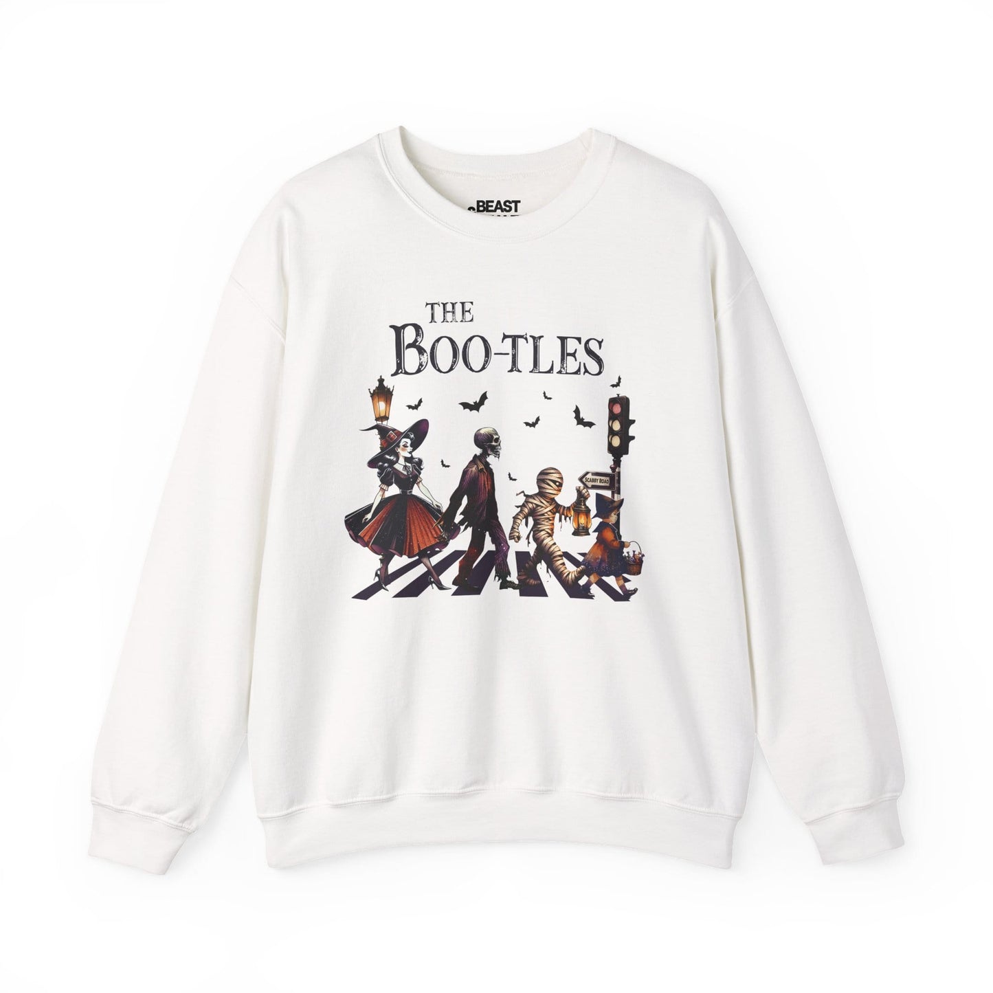 The Boo-tles Halloween Sweatshirt White / S gift_idea unique_gift personalised_gift